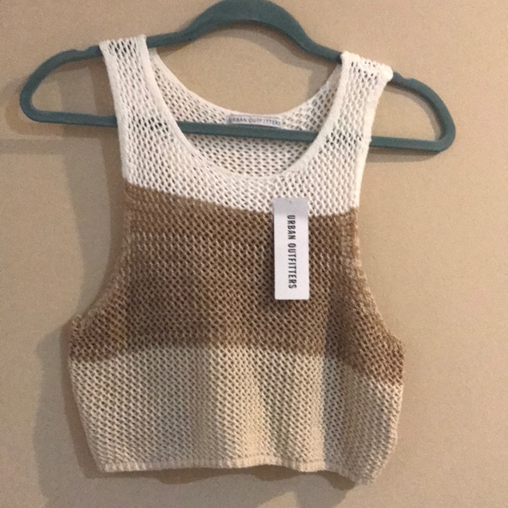 Urban Outfitters crochet striped sweater